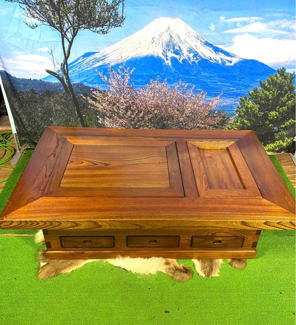 囲炉裏テーブル 長火鉢 アンティーク 希少 レア 古民家家具