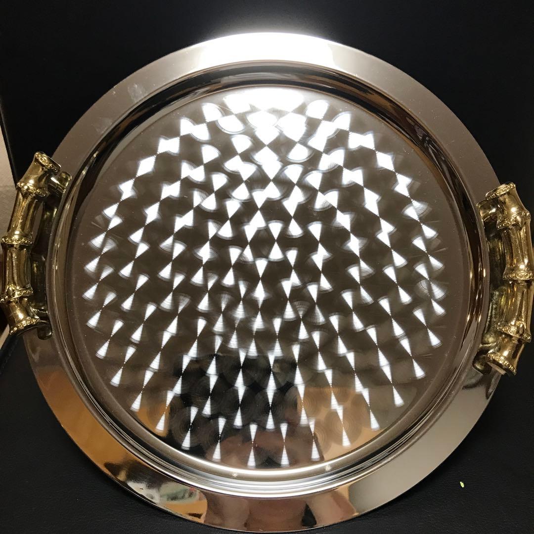 シルバートレイ お盆　高級品　SANCO