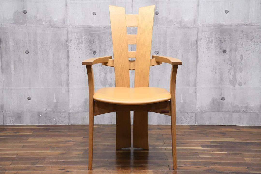 ELC42 シラカワ 素技シリーズ アームチェア ダイニングチェア S-811