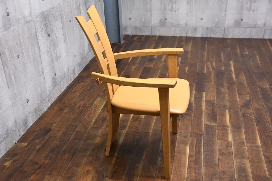 ELC42 シラカワ 素技シリーズ アームチェア ダイニングチェア S-811