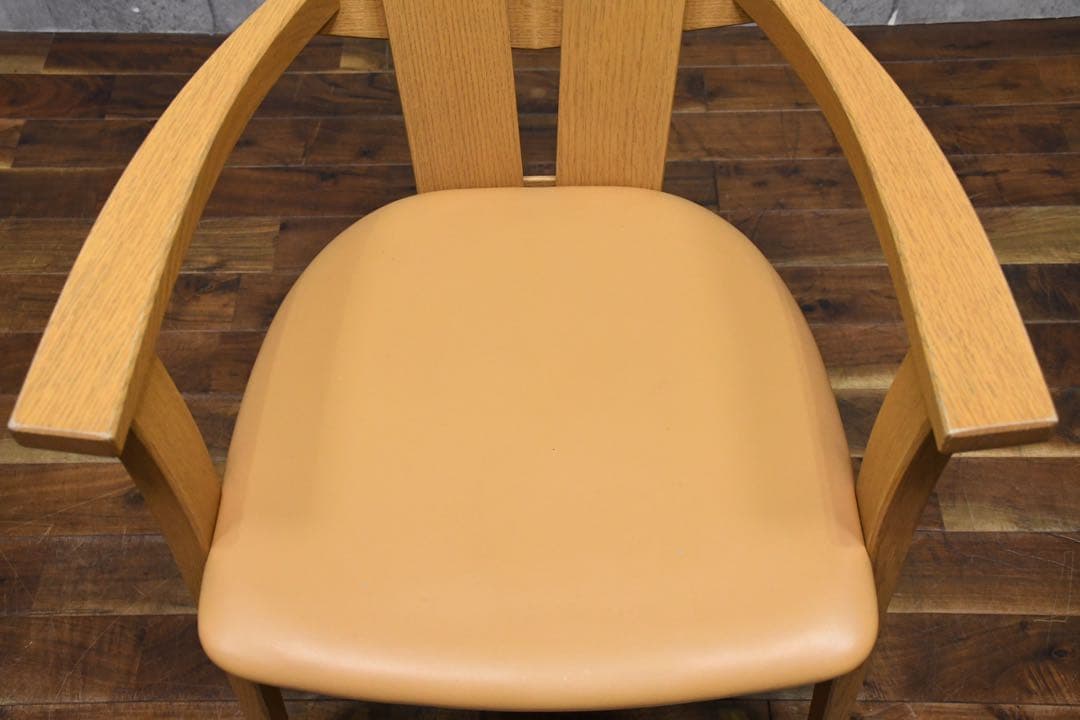 ELC42 シラカワ 素技シリーズ アームチェア ダイニングチェア S-811