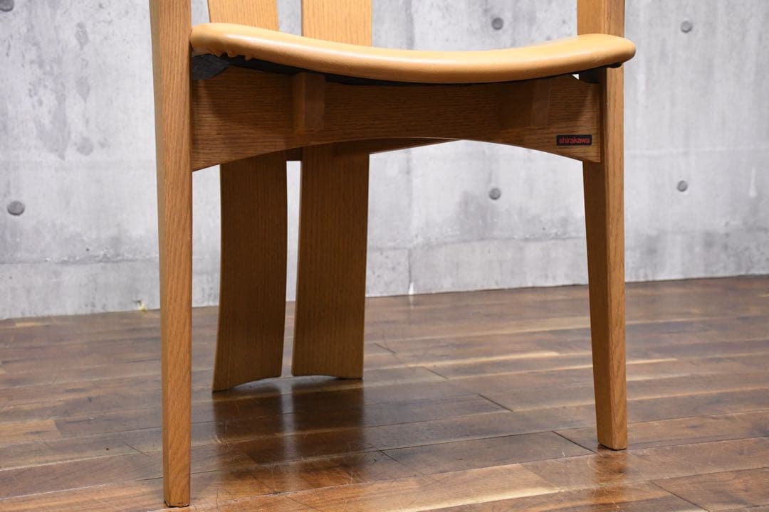 ELC42 シラカワ 素技シリーズ アームチェア ダイニングチェア S-811