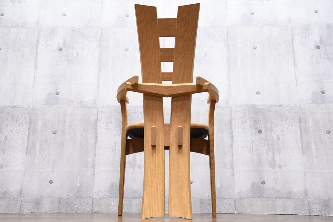 ELC42 シラカワ 素技シリーズ アームチェア ダイニングチェア S-811