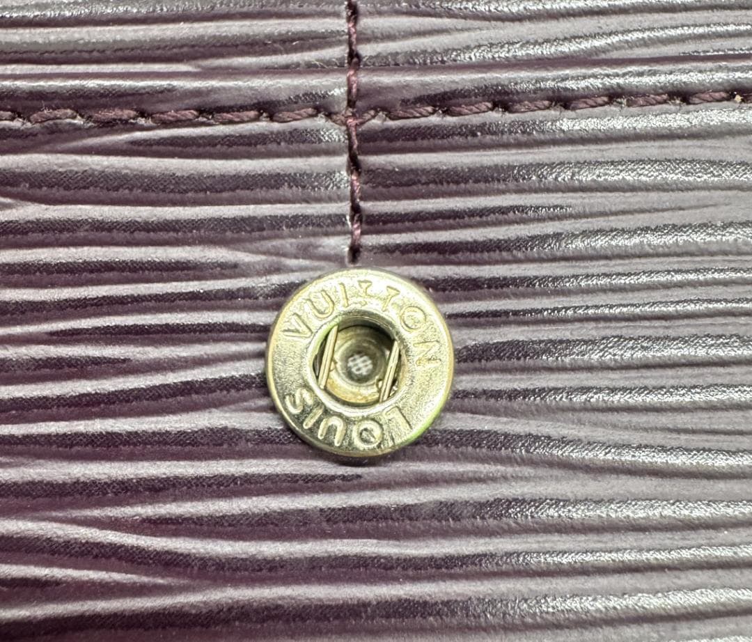 ★美品★ルイヴィトン 長財布 エピ カシス ポルトフォイユサラ パープル 紫