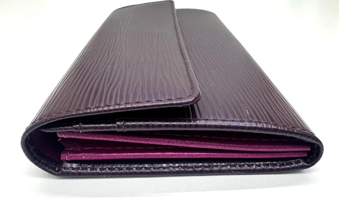 ★美品★ルイヴィトン 長財布 エピ カシス ポルトフォイユサラ パープル 紫