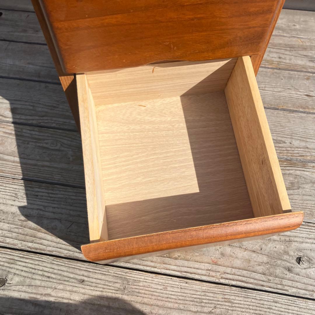 昭和レトロ 古家具 道具箱 木製チェスト 5段 箪笥 タンス 小物入れ 小物収納