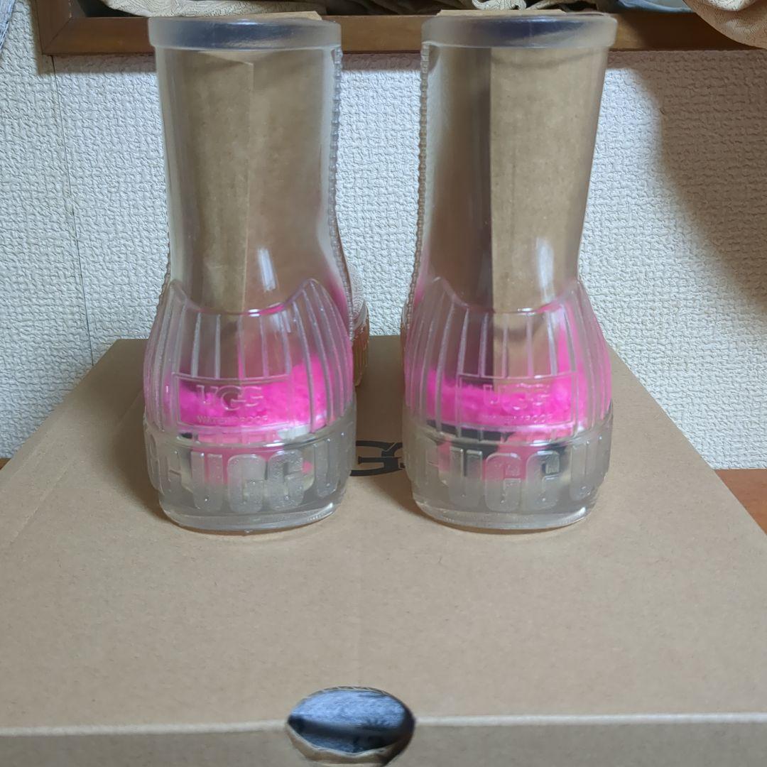 UGG 予備用ソックスとW DRIZLITA CLEAR レインブーツのセット