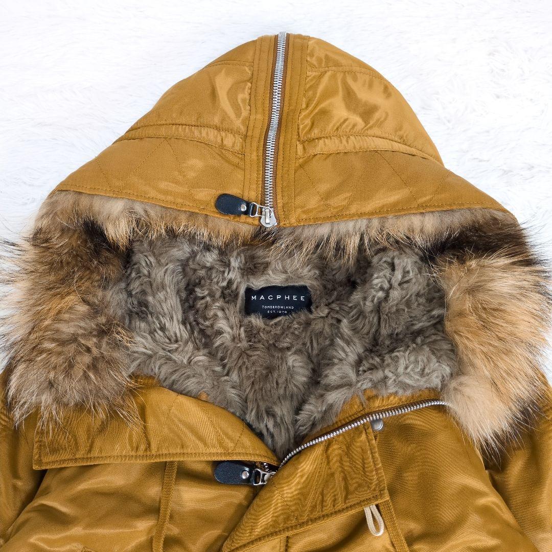 トゥモローランド マカフィー N-2B 裏ボア モッズコート ラクーンファー