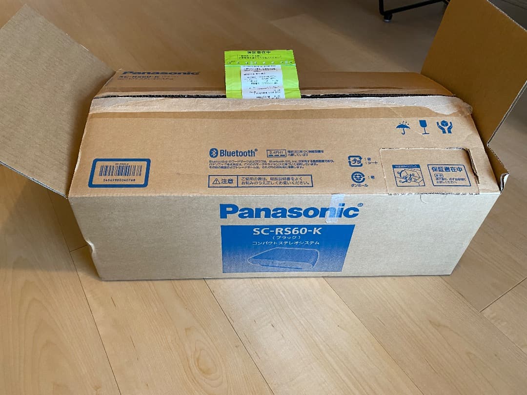 パナソニック　コンパクトステレオシステム　SC-RS60-K