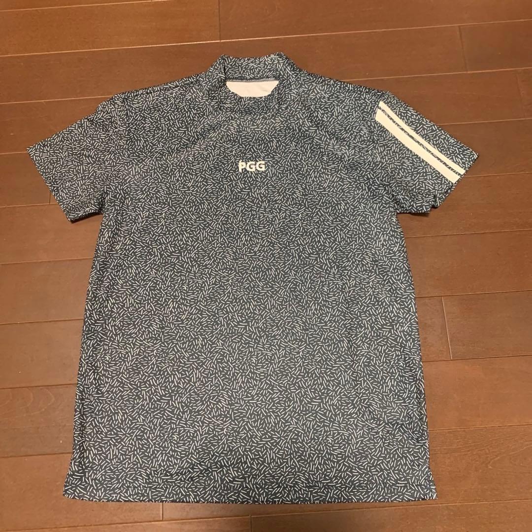パーリーゲイツPGGカタカナ柄モックネックサイズ5