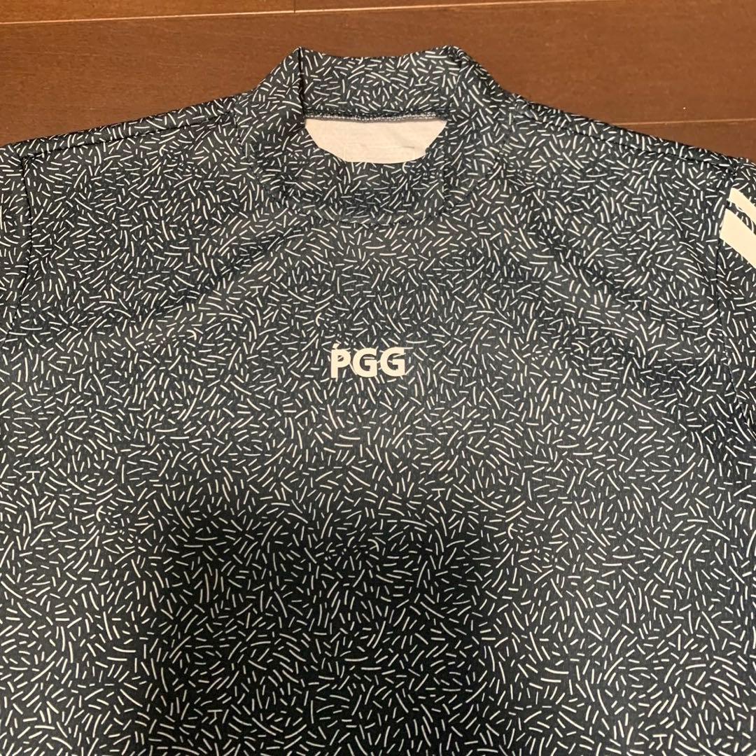パーリーゲイツPGGカタカナ柄モックネックサイズ5