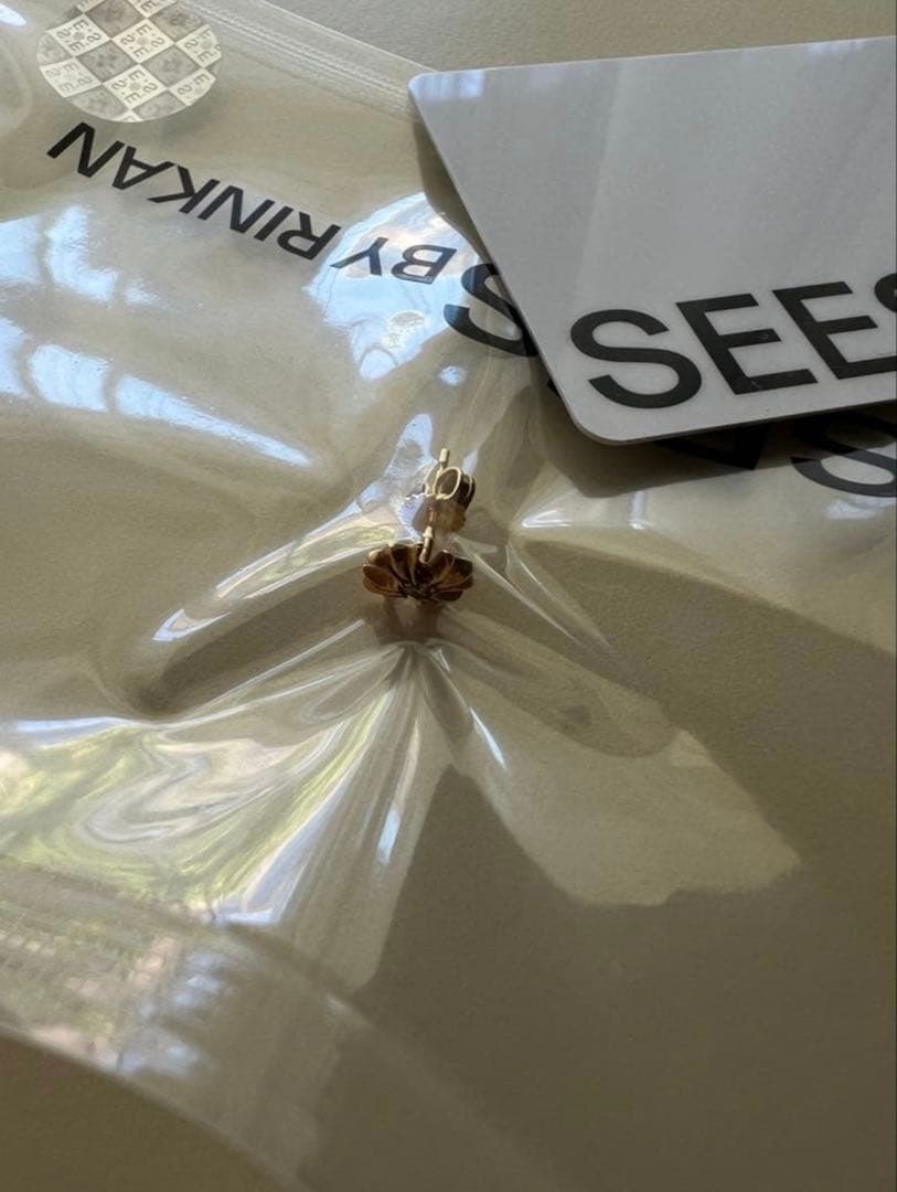 クロムハーツ 22K ER STUD No2 CH PLUS DMND ピアス①