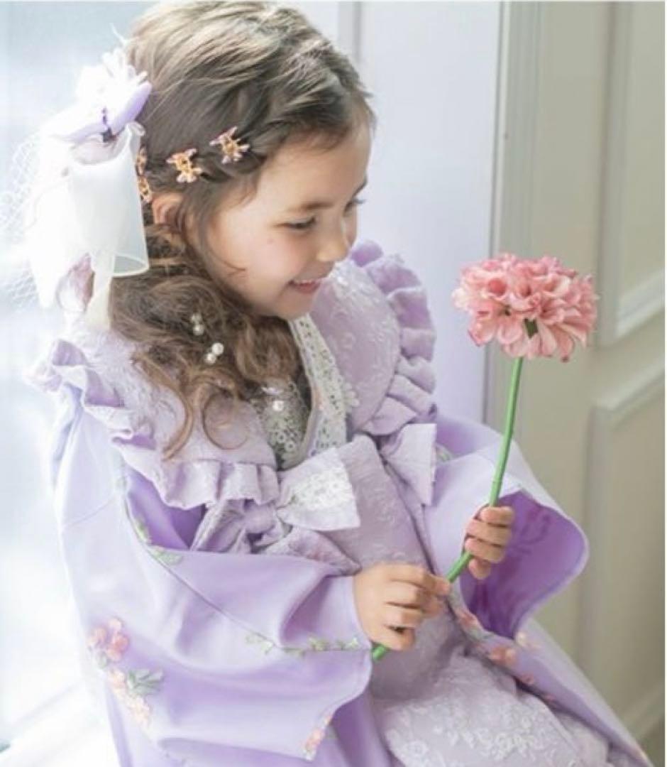 【新品】キャサリンコテージ　＊　七五三　3歳　被布　ライラック