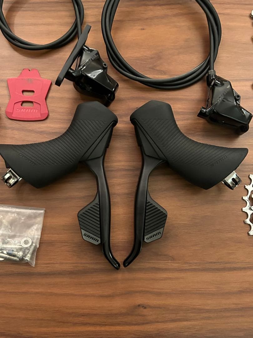 極美品　SRAM Rival eTap AXS 12s グループセット　新車外し