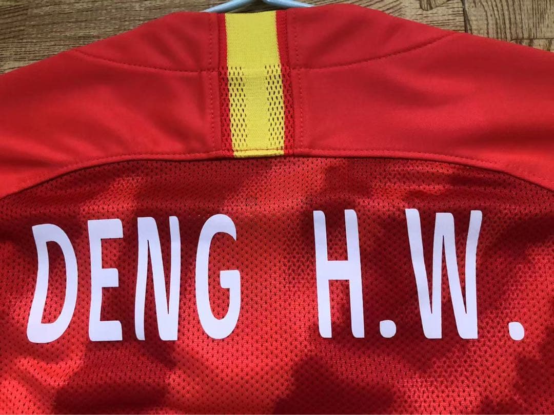 【★マッチウォーン★支給品】2020広州恒大ACL#25鄧涵文選手