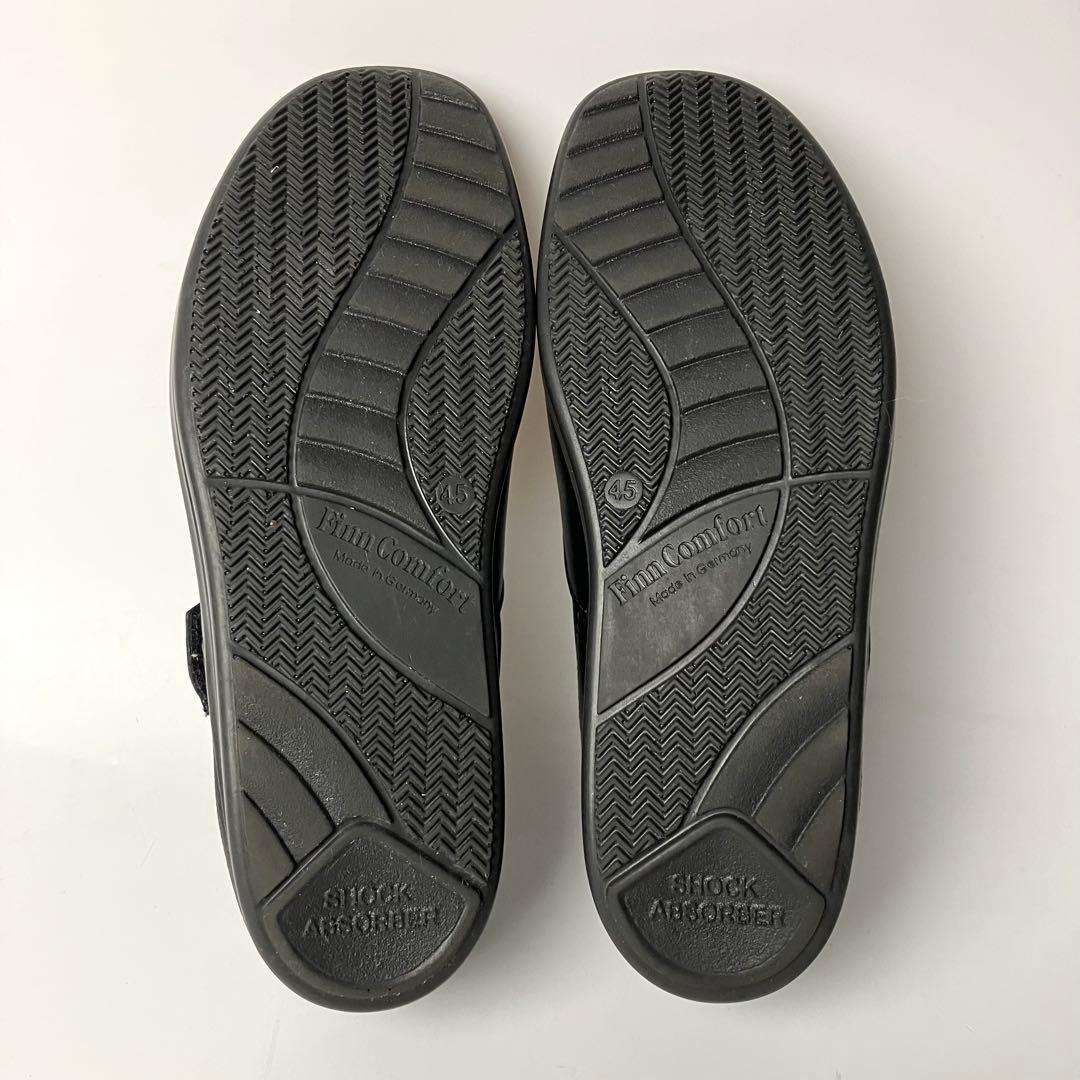未使用級】Finn Comfort メリージェーン ストラップ 黒 23.5
