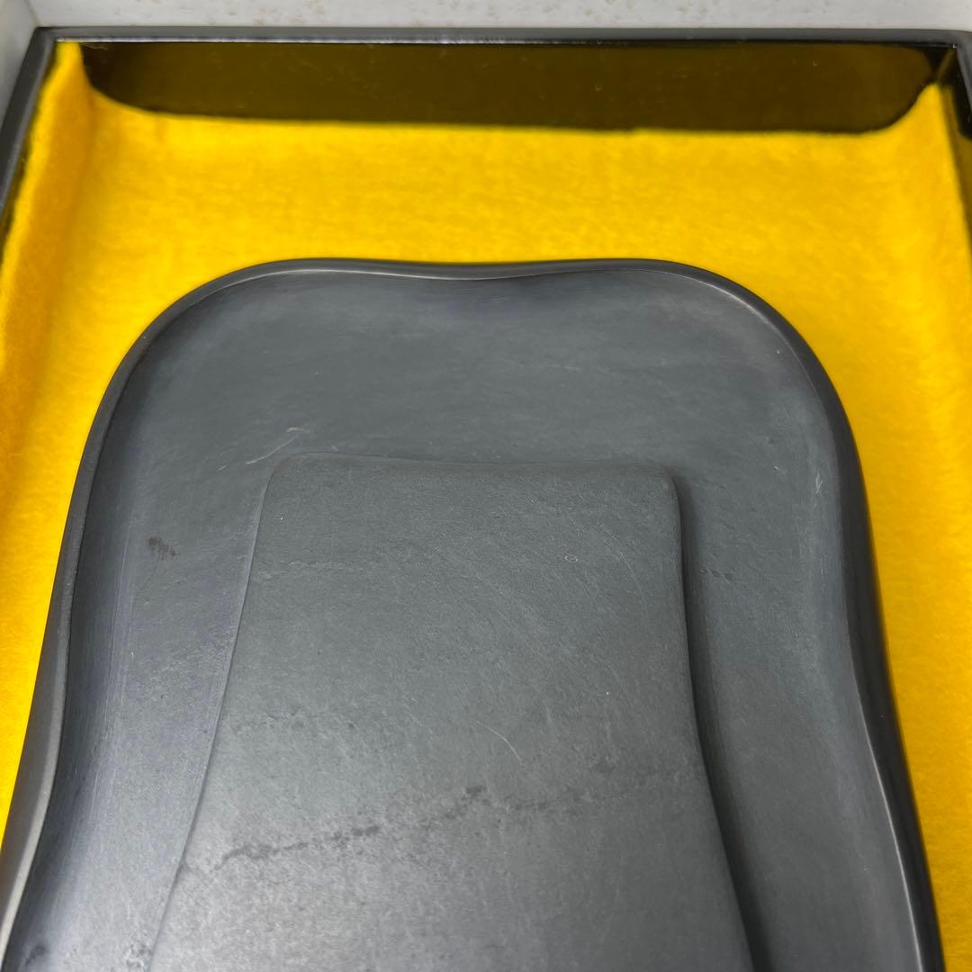 ⭕️まりちゃん⭕️ 雨畑硯　新品　芳龍閣硯舗鑑製　深澤勝左衛門　特殊彫刻作品