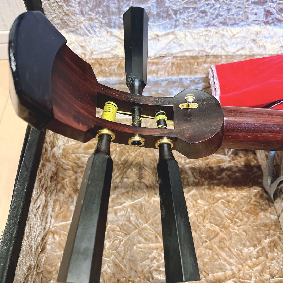 【津軽三味線】　太棹　紅木　東さわり　高級