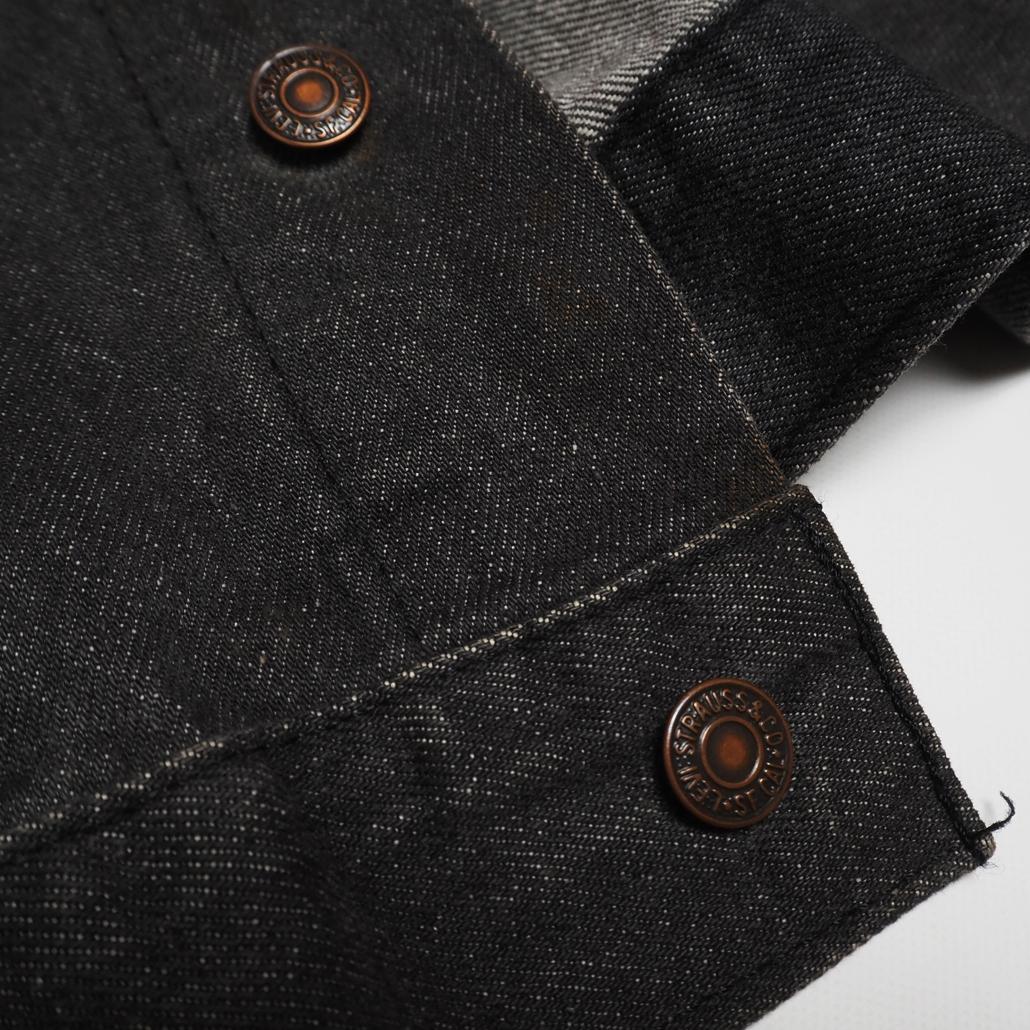 90ｓ 大きいサイズ46 カナダ製 Levi’s 75505先染めブラックデニム