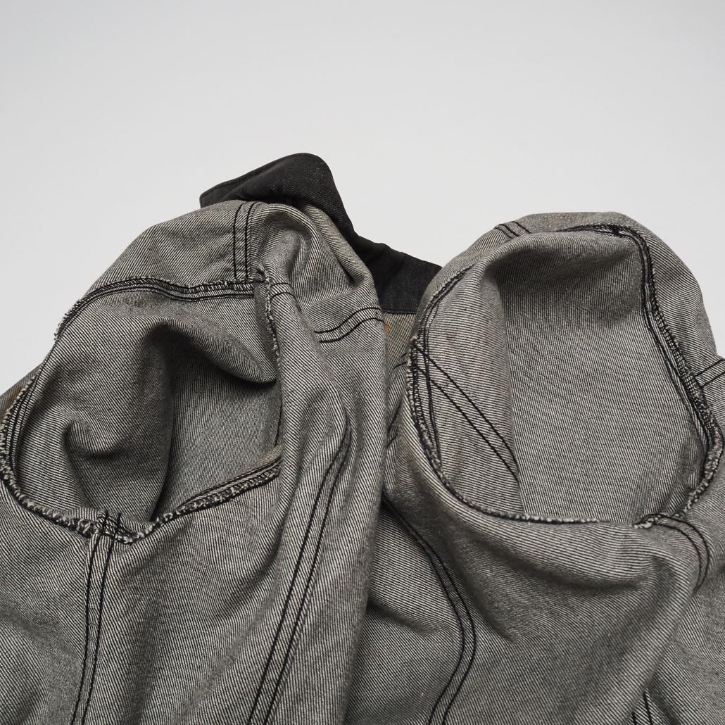 90ｓ 大きいサイズ46 カナダ製 Levi’s 75505先染めブラックデニム