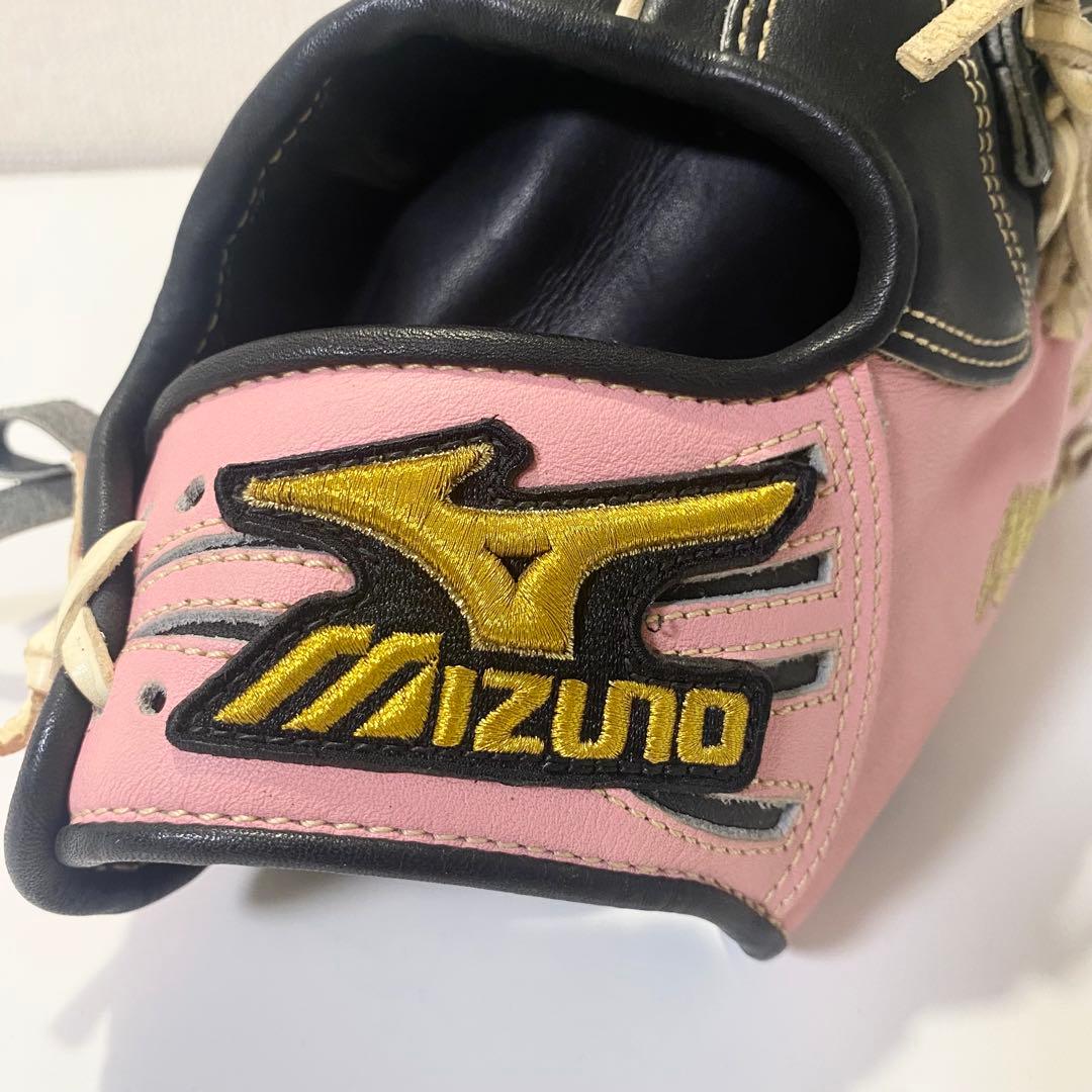 ミズノプロ 軟式 オーダーグラブ 耕作印 内野手 ピンク MizunoPro