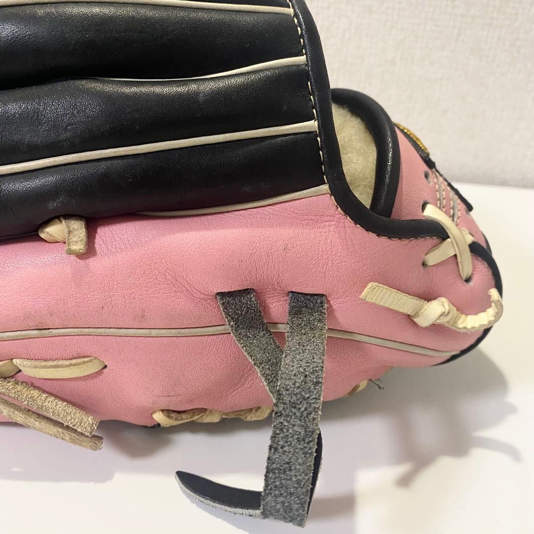 ミズノプロ 軟式 オーダーグラブ 耕作印 内野手 ピンク MizunoPro