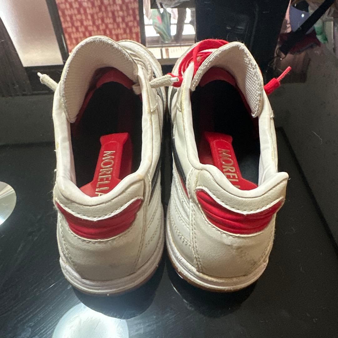 Mizuno Morelia サッカーシューズ ホワイト/レッド