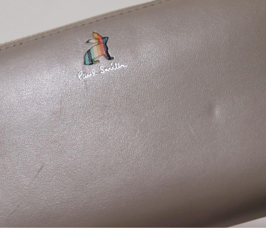 《ポールスミス》新品 ラッキーラビット レザーラウンドファスナー式長財布