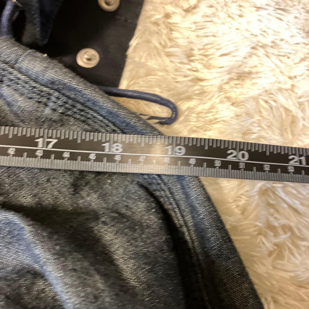 sacai　デニム　コート　ジャケット ドッキング フード取り外し可能　Mサイズ