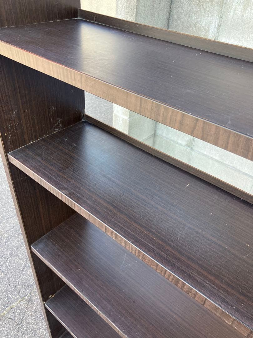 昭和レトロ　アンティーク　ヴィンテージ　古家具　古家具　食器棚　ブックシェルフ