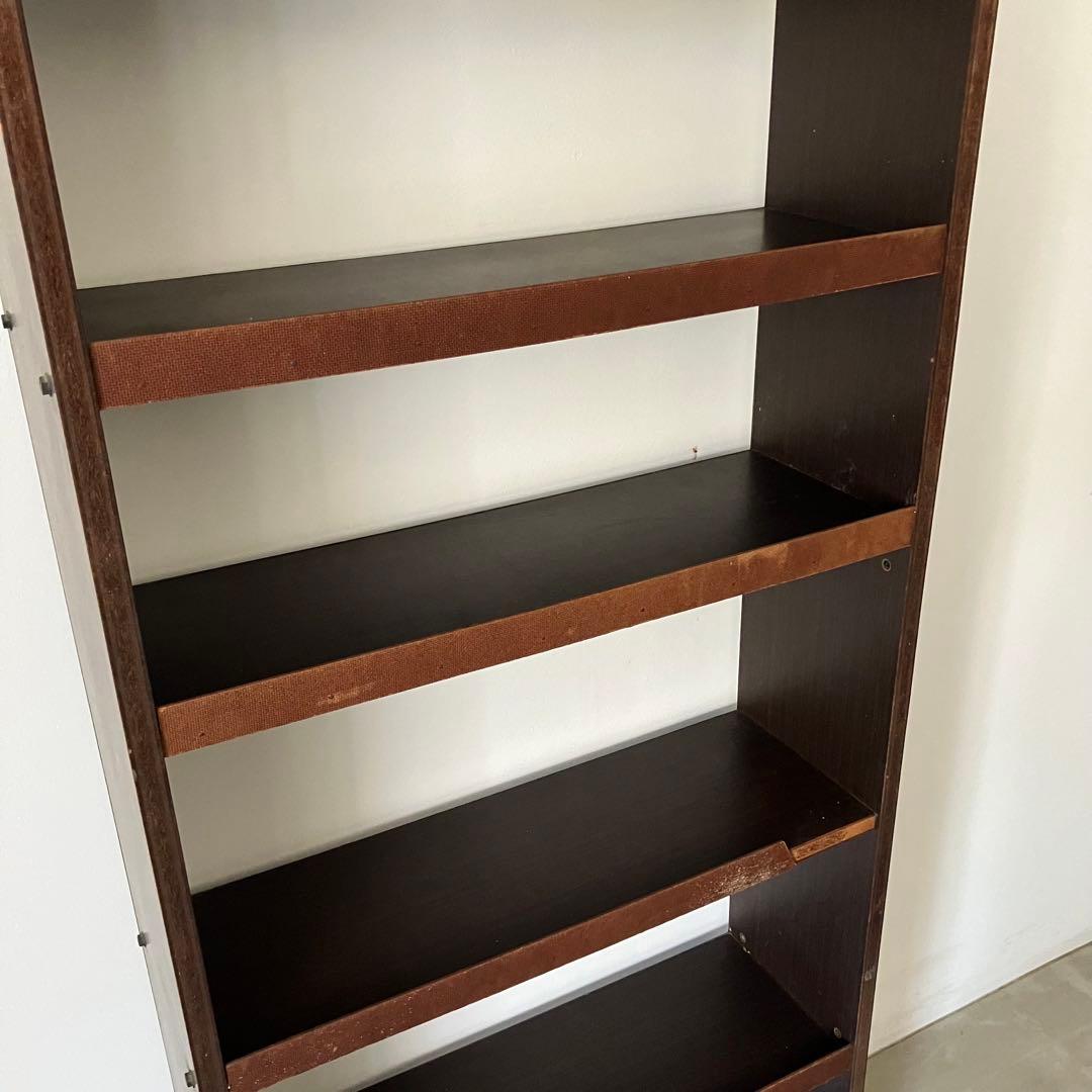 昭和レトロ　アンティーク　ヴィンテージ　古家具　古家具　食器棚　ブックシェルフ