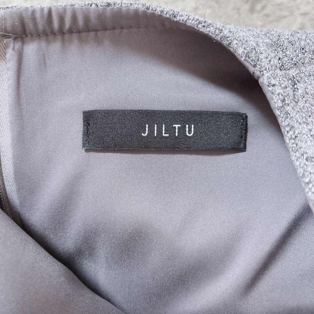 JILTU グレー petit frill dress リボン付き