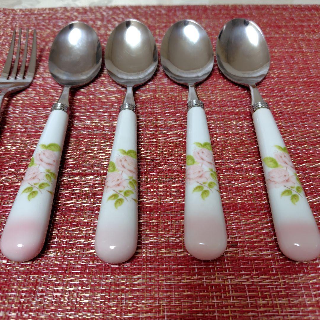 イマン　ダイアナローズ　カトラリー ナイフ　フォーク　スプーン　L 　大12本