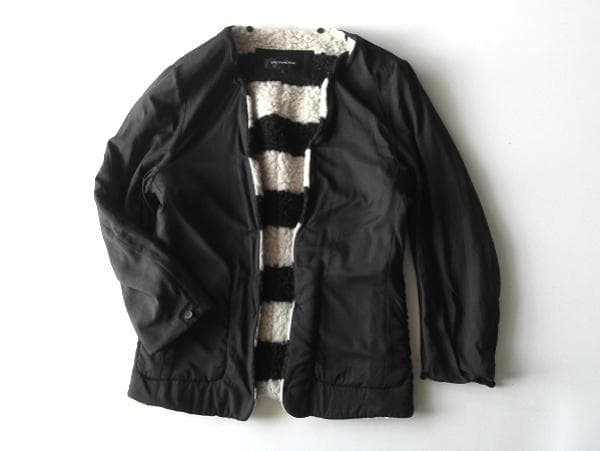 JACKROSE 裏ボアライナー リアルファー モッズコート 3 黒