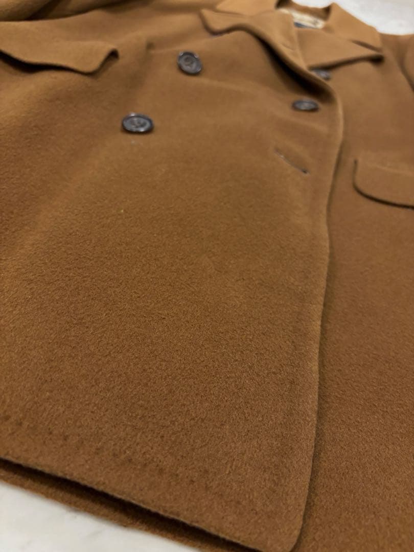 バーバリー　ダブルチェスターコート　ウールカシミヤ混合　Mサイズ