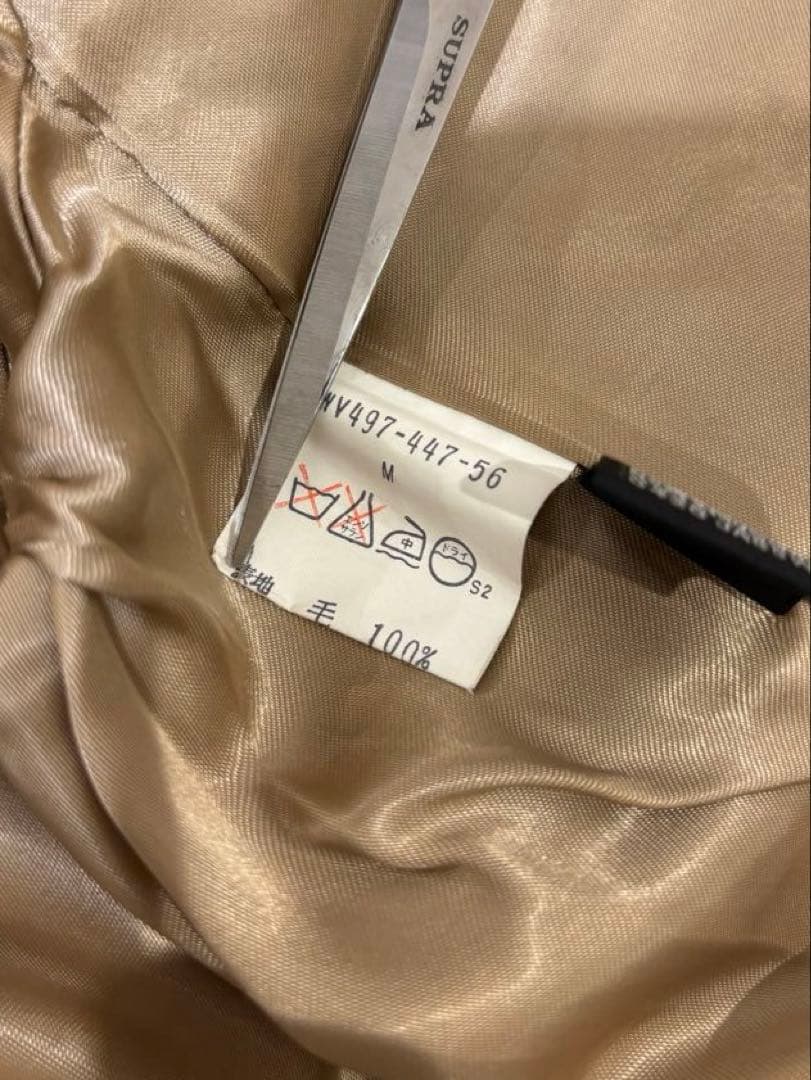 バーバリー　ダブルチェスターコート　ウールカシミヤ混合　Mサイズ