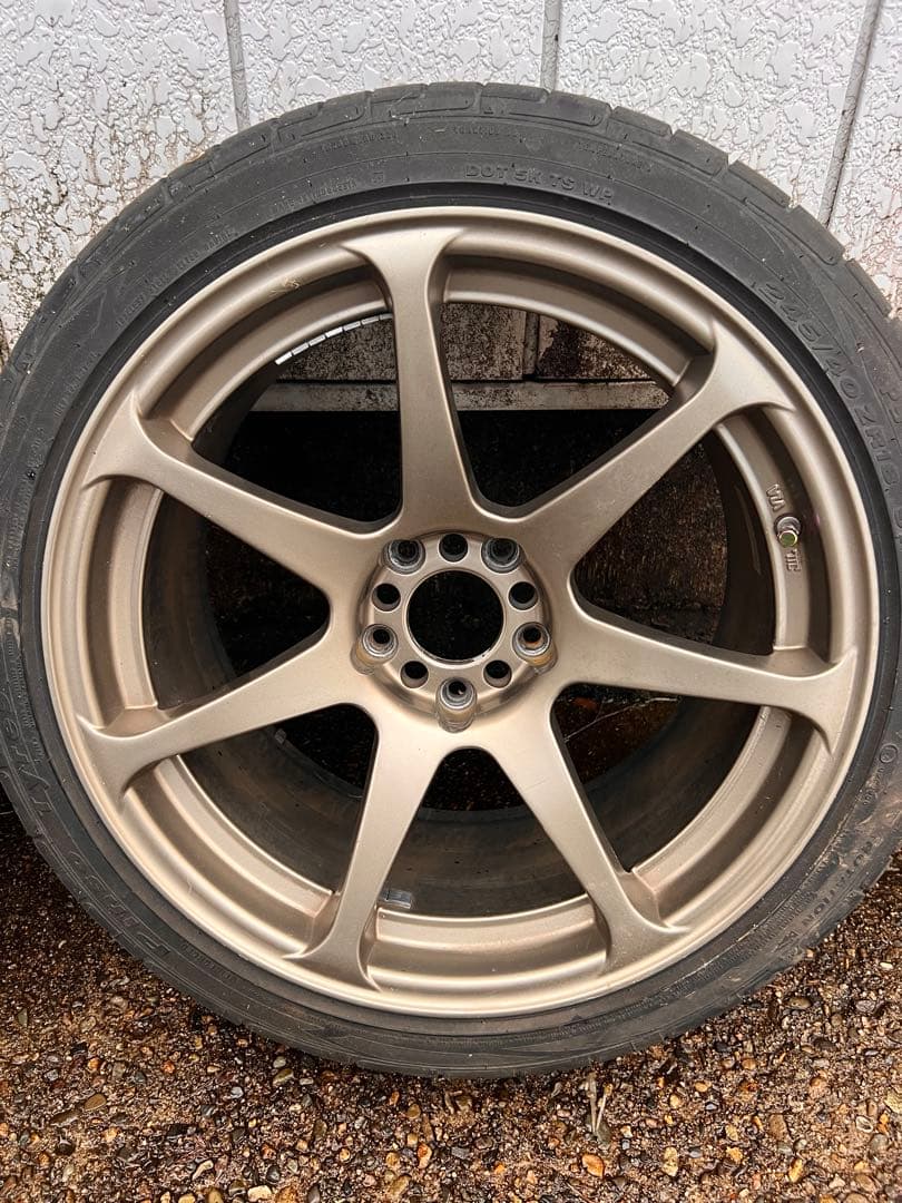 CST ゼロワンハイパー 9.5J+15 18インチ 2本 美品