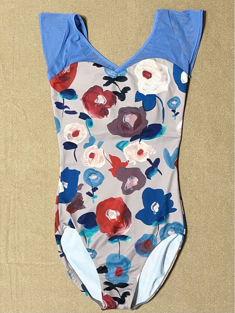 stina 花柄 レオタード Lサイズ