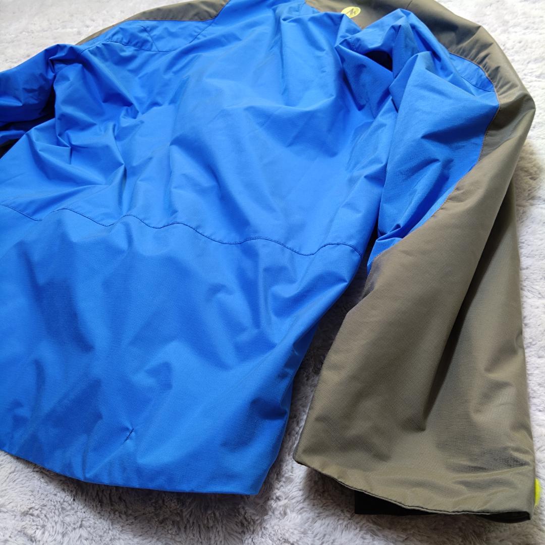 マーモットMarmot　大きいLサイズ スキーウェア 青 グレー　ヒートナビ