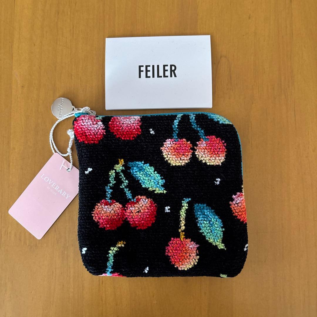 フェイラー ラブラリー チェリードット 限定スクエア型ポーチ - メルカリ