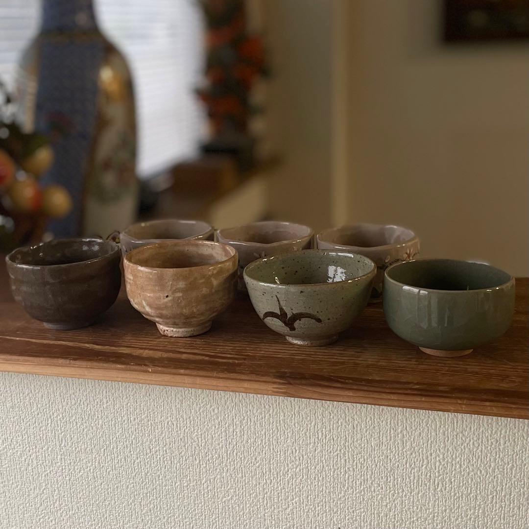 茶碗 『萩焼』『野坂康起(江月)造』 抹茶碗 共箱 茶道具 | Nakayacacan