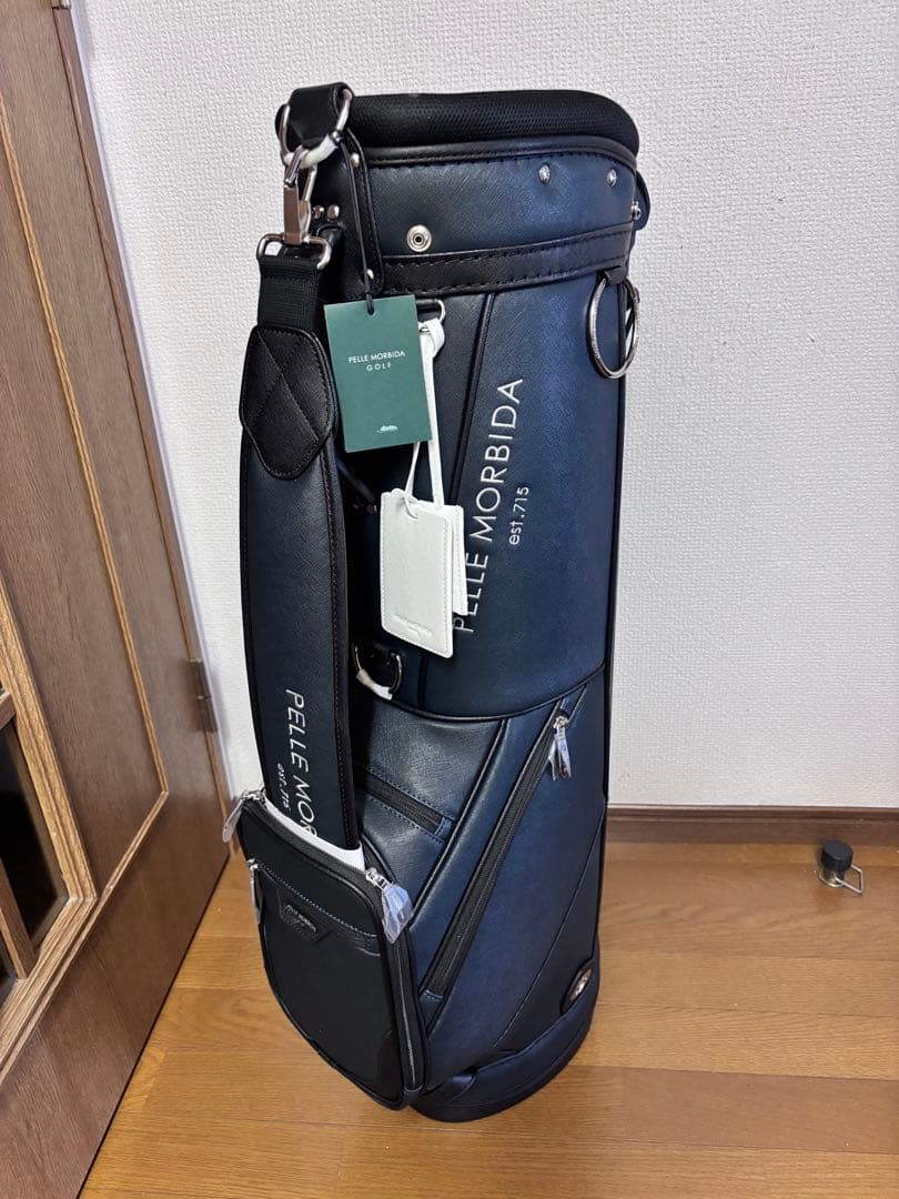 新品 高級 PELLE MORBIDA ペッレモルビダ スタンドキャディバッグ