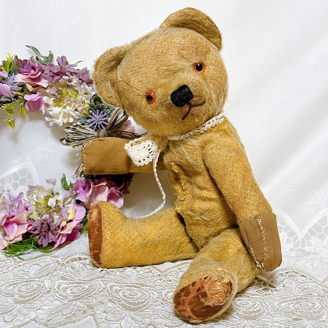 ❤️1950年代❤️愛されすぎたチャドバレーベア　アンティークベア　テディベア