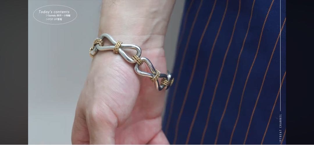 限定品】Santaku eight knot 18KGOLD bracelet - メルカリ