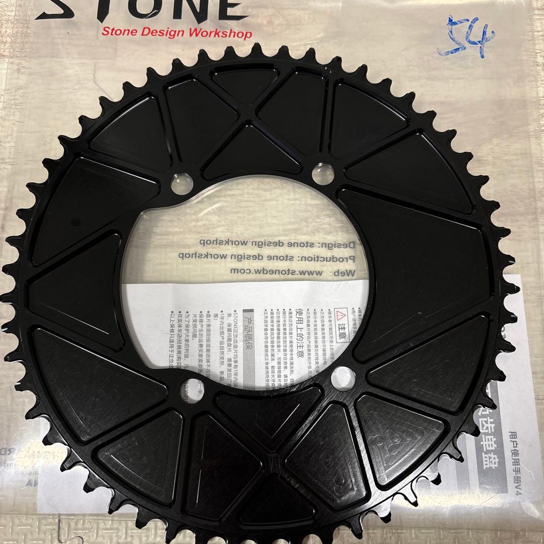 新品未使用　stone エアロチェーンリング　54t