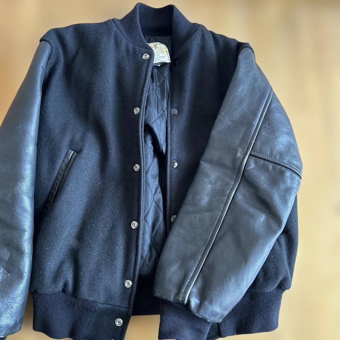 HEWITT MFG ウールレザー 、キルティングスタジャン アメリカ製