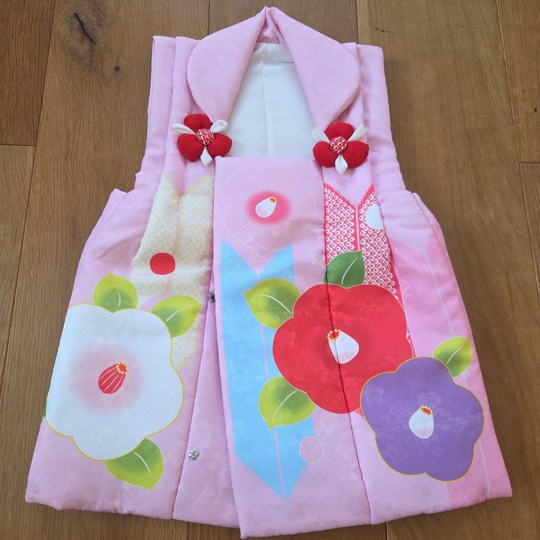 ★美品★七五三 着物セット 子供用 花柄【京都花ひめ】