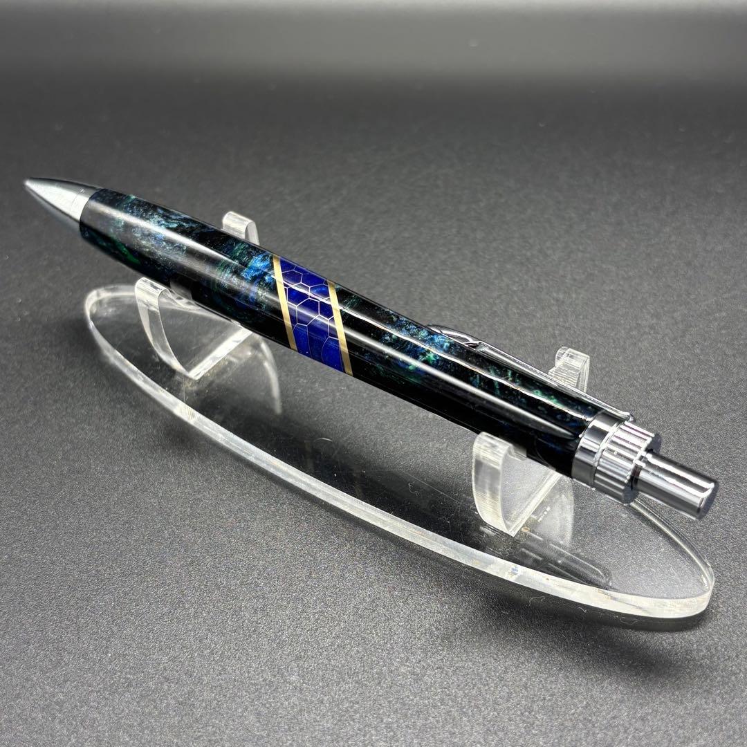 【ハニカム斜め挟み】ハンドメイドボールペン