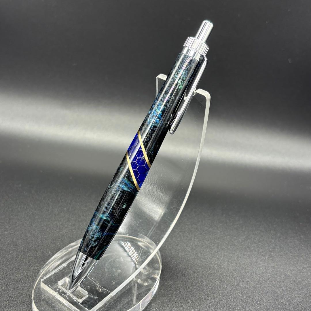 【ハニカム斜め挟み】ハンドメイドボールペン