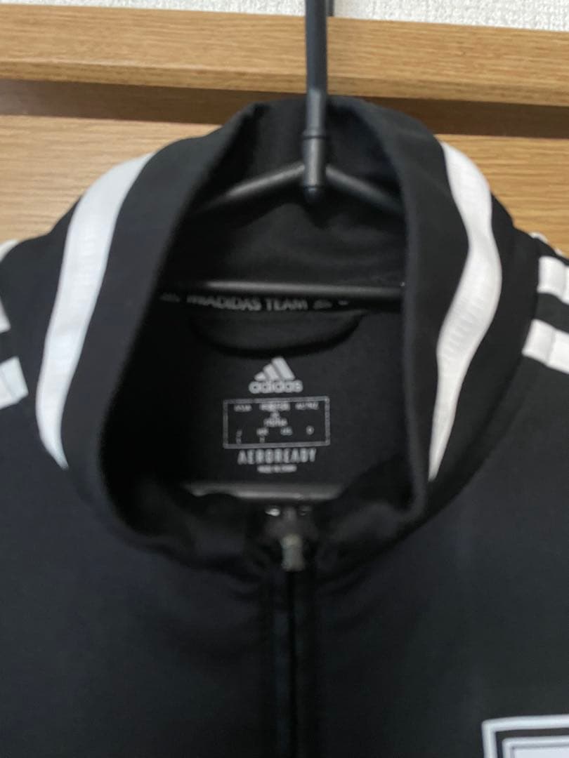 サ*年様 adidas JFA トレーニングジャケット 黒　サイズL